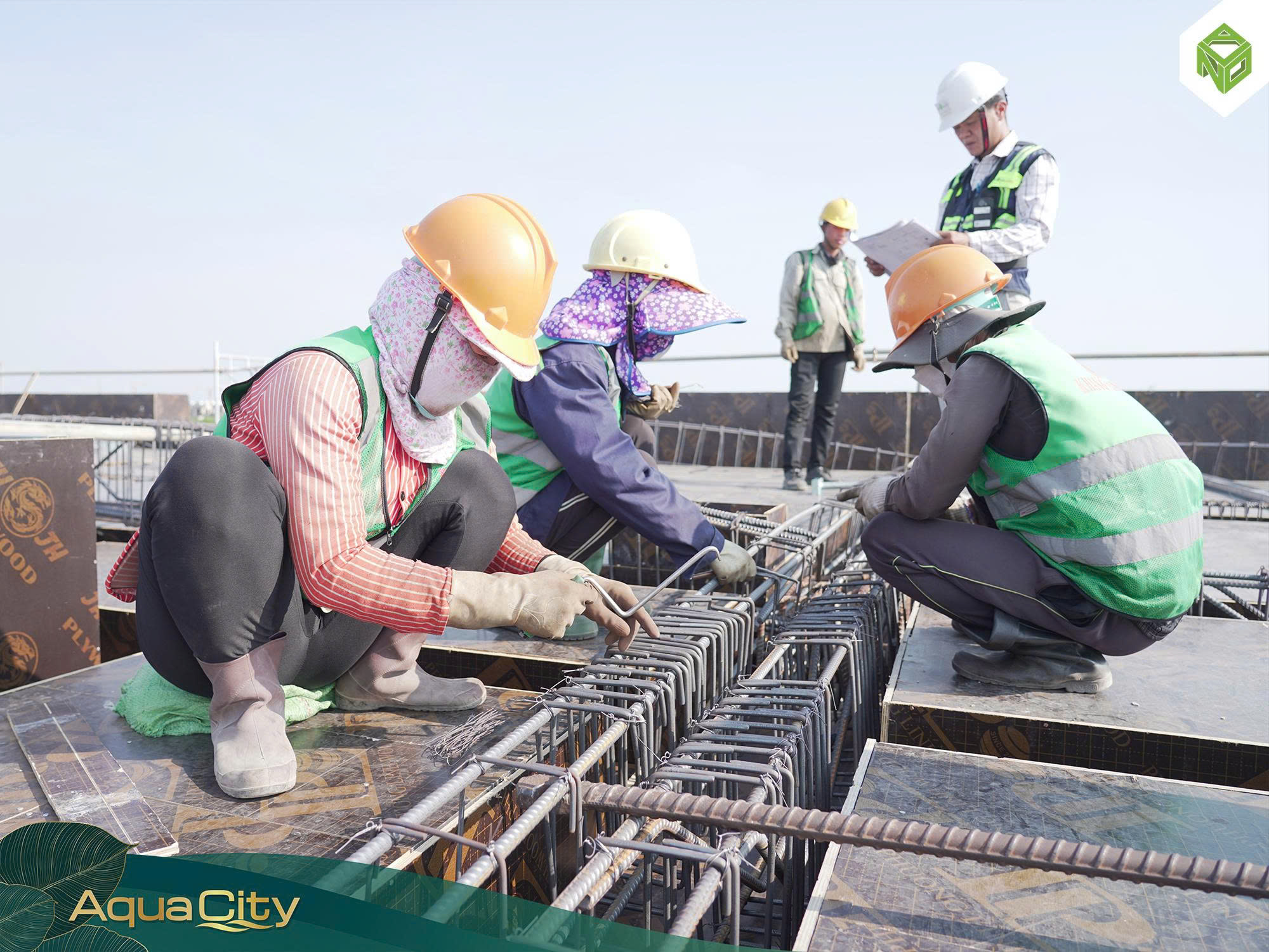 Cập nhật tiến độ thi công River Park 1 Aqua City tháng 4/2026