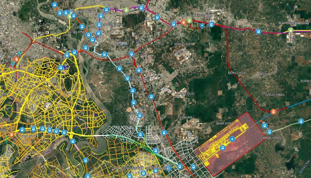 Đồng Nai thu hồi hơn 16ha đất để làm metro kết nối sân bay Long Thành
