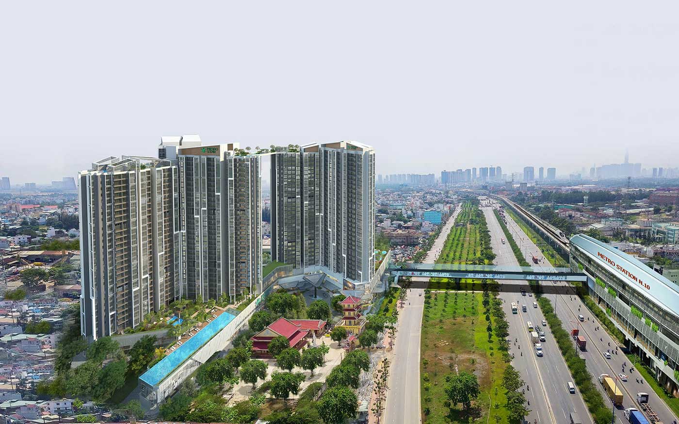 Sky Real 13 Prime Diamond 360 Xa Lộ Hà Nội, dự án căn hộ CT Group với 2 tháp 30 tầng, 1.600 căn, shophouse, tiện ích nội khu và pháp lý sở hữu lâu dài.